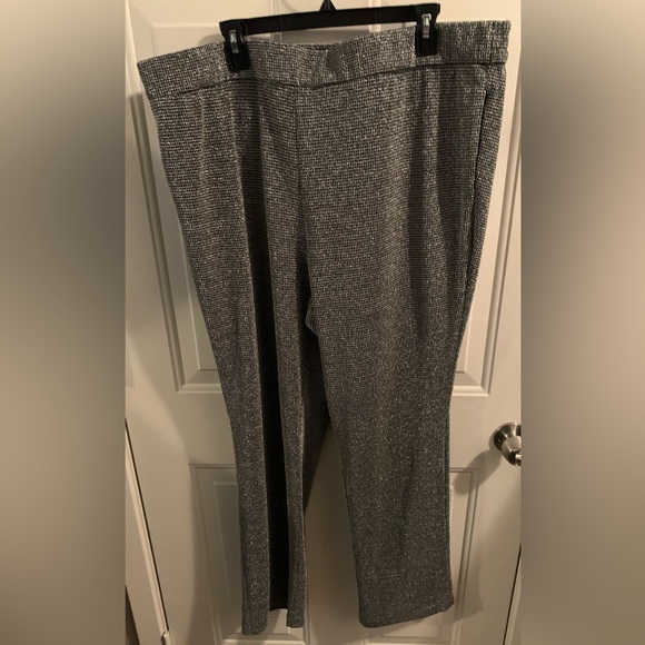 NWT Silver/ Black Sparkle Blazer and Pants Set- Size 3X - Picture 8 of 10